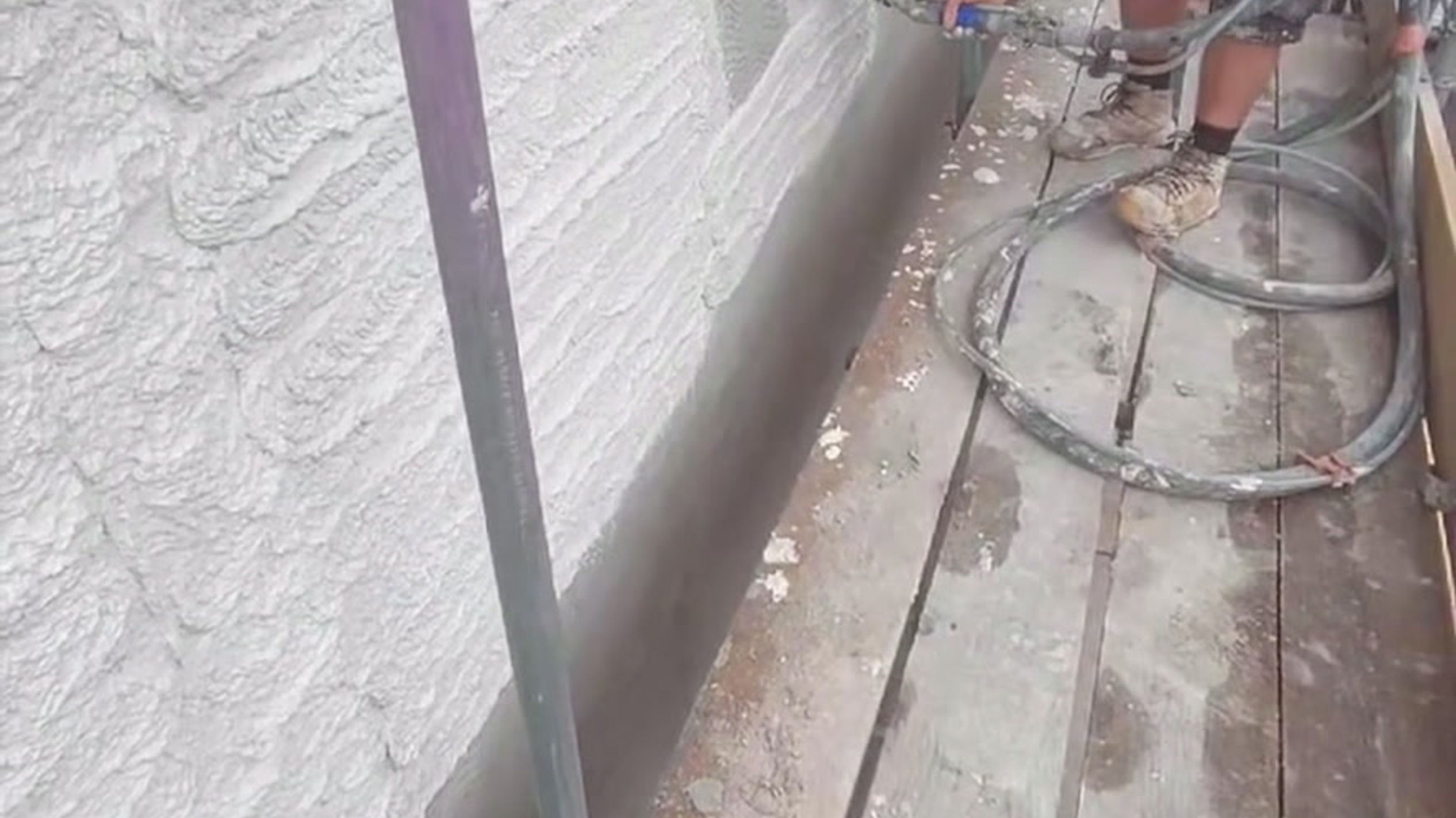 Monocouche Render - Machine application